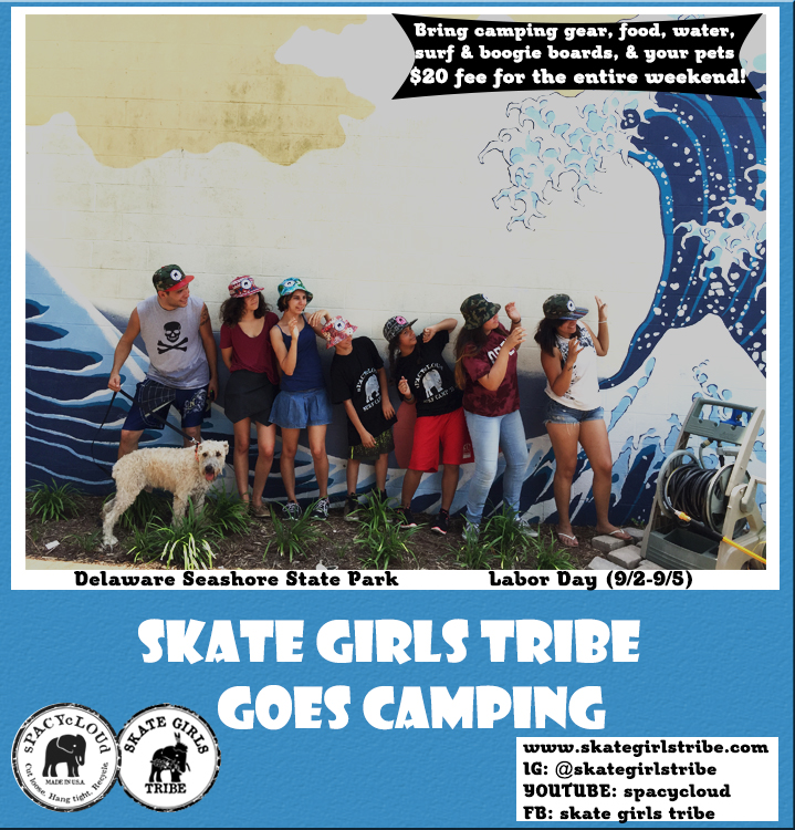 Skate Girls Tribe Goes Camping
