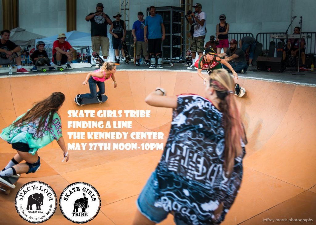 Hosted by sPACYcLOUd and Skate Girls Tribe at The Kennedy Center